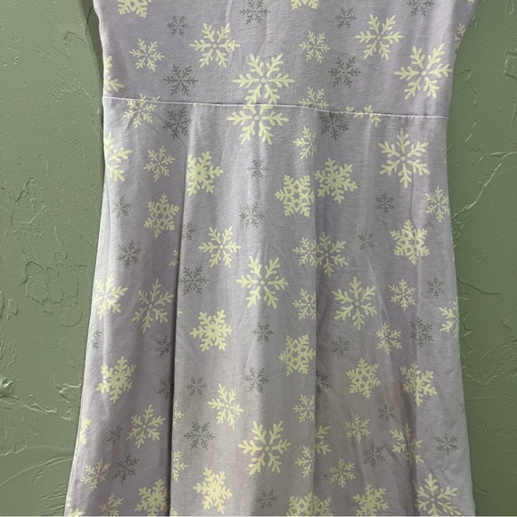 Wonder Nation Lavender Snowflake Dress size xl girls - Picture 8 of 9